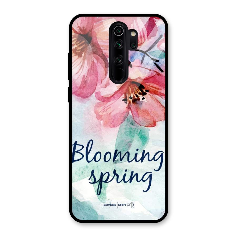 Blooming Spring Glass Back Case for Redmi Note 8 Pro