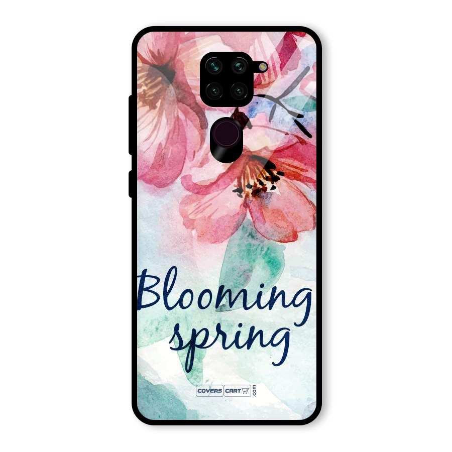 Blooming Spring Glass Back Case for Redmi Note 9