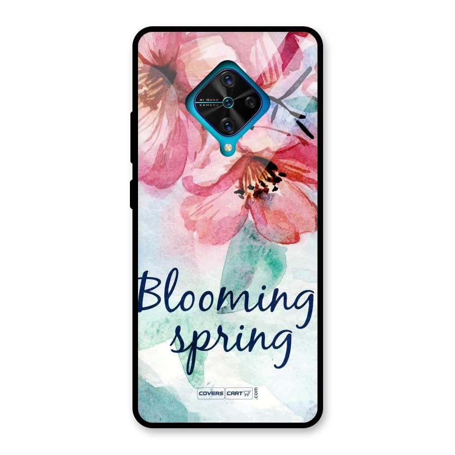 Blooming Spring Glass Back Case for Vivo S1 Pro