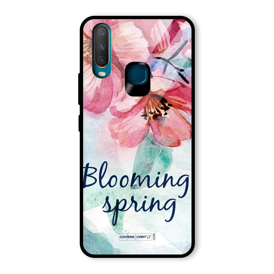 Blooming Spring Glass Back Case for Vivo U10