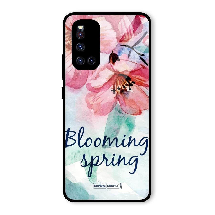 Blooming Spring Glass Back Case for Vivo V19
