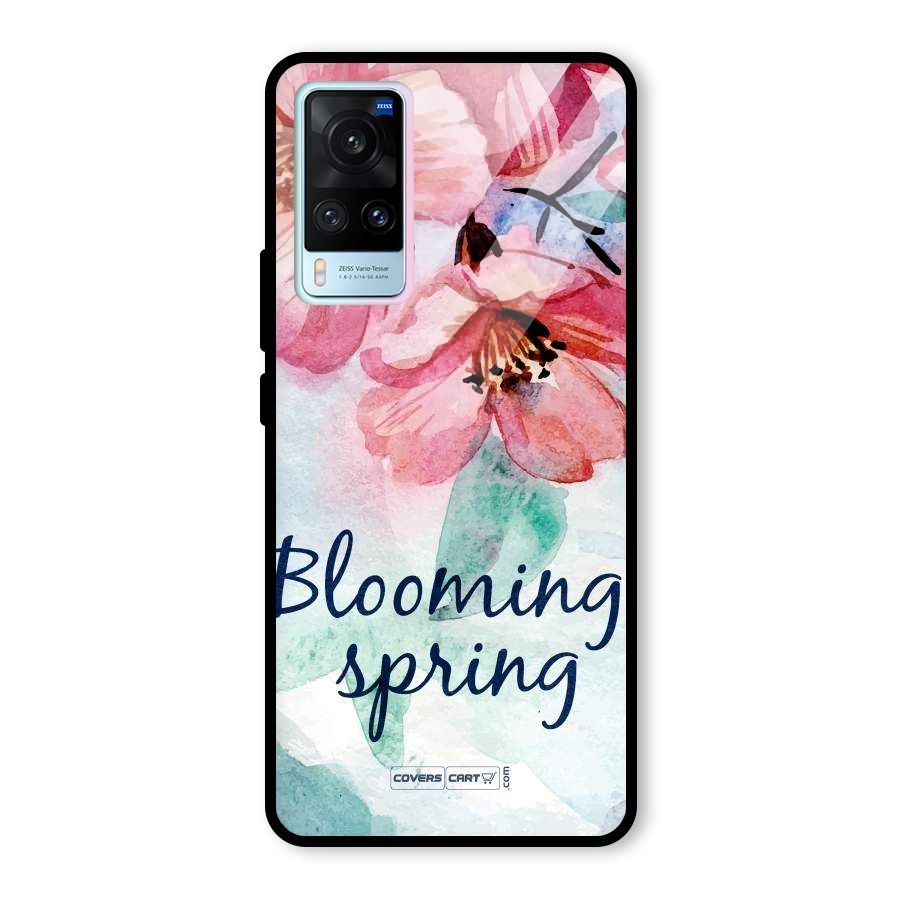 Blooming Spring Glass Back Case for Vivo X60