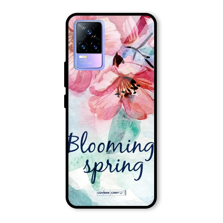 Blooming Spring Glass Back Case for Vivo Y73