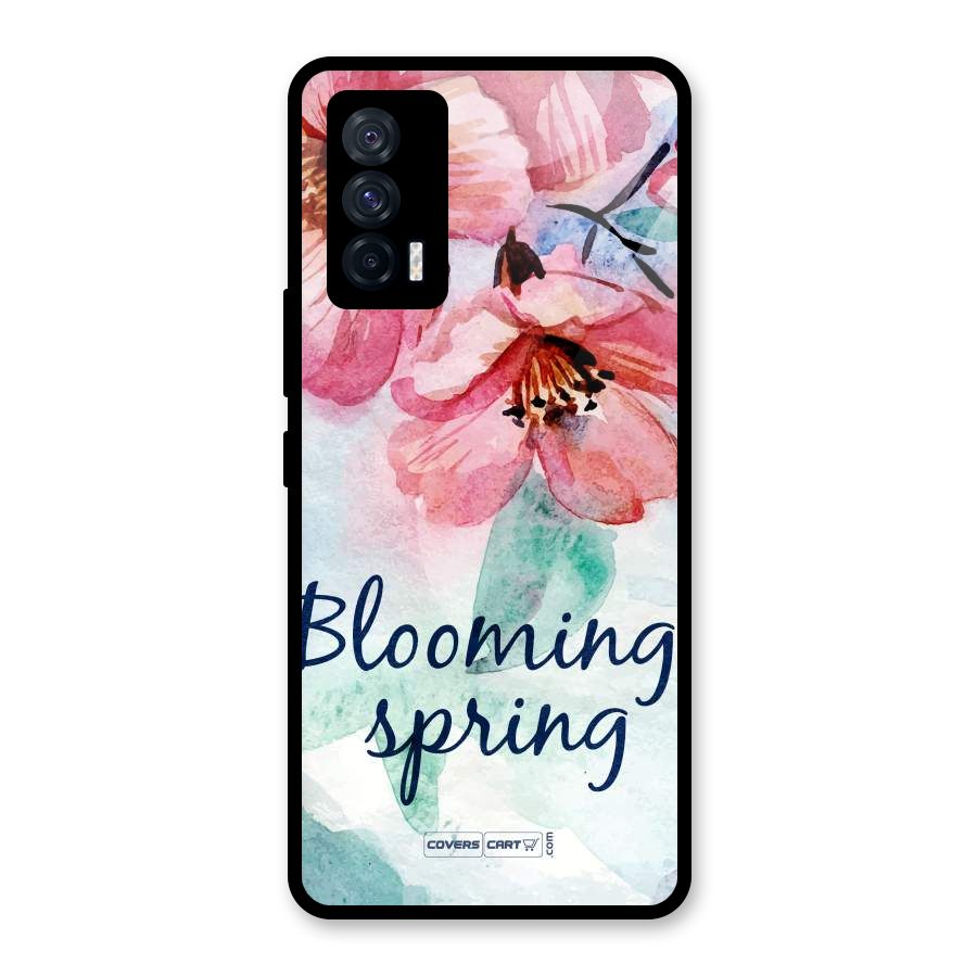 Blooming Spring Glass Back Case for Vivo iQOO 7 5G