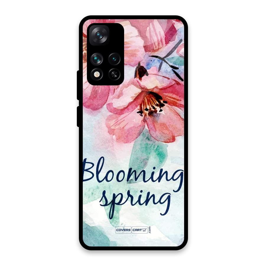 Blooming Spring Glass Back Case for Xiaomi 11i HyperCharge 5G