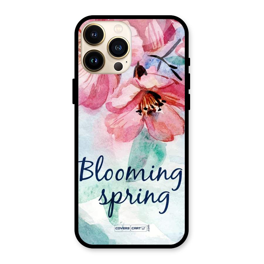 Blooming Spring Glass Back Case for iPhone 13 Pro Max