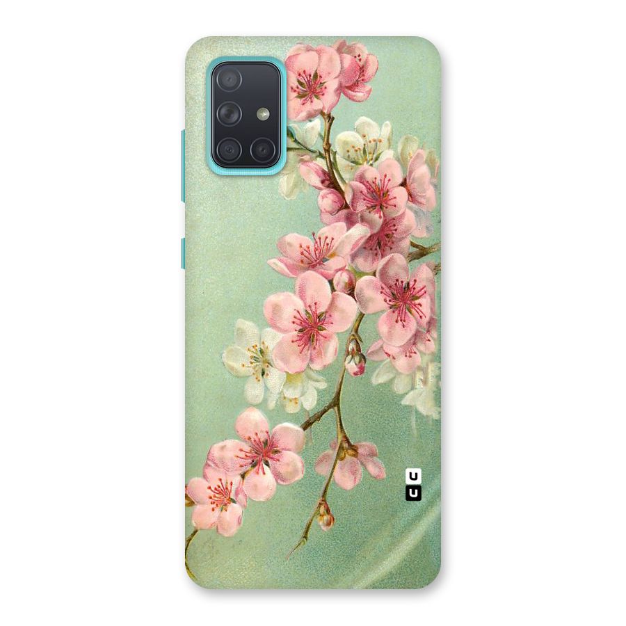 Blossom Cherry Design Back Case for Galaxy A71