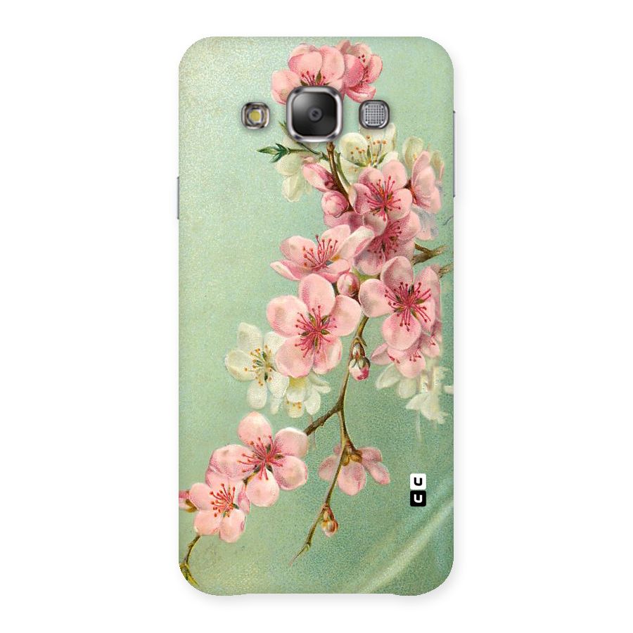Blossom Cherry Design Back Case for Galaxy E7