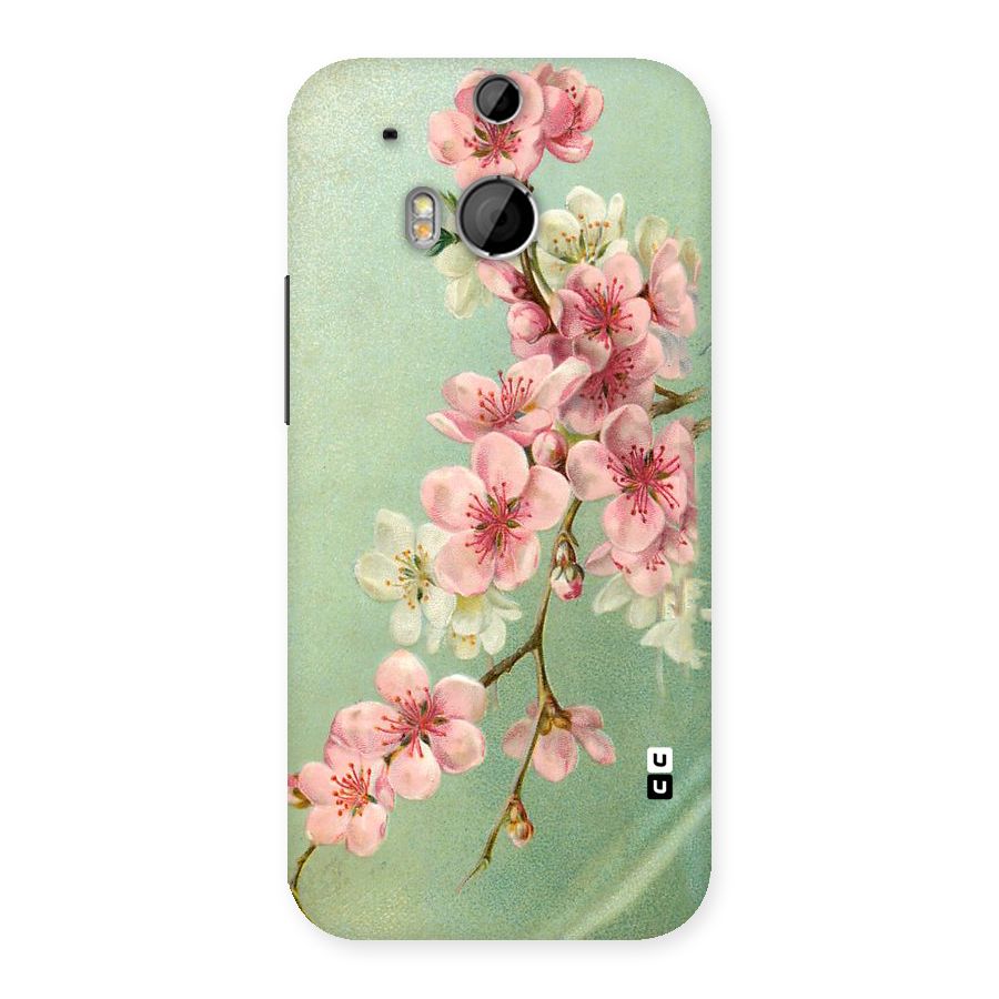 Blossom Cherry Design Back Case for HTC One M8