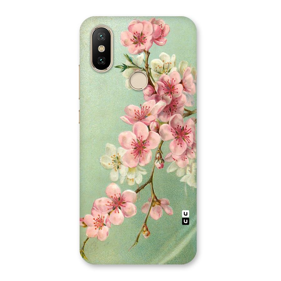Blossom Cherry Design Back Case for Mi A2