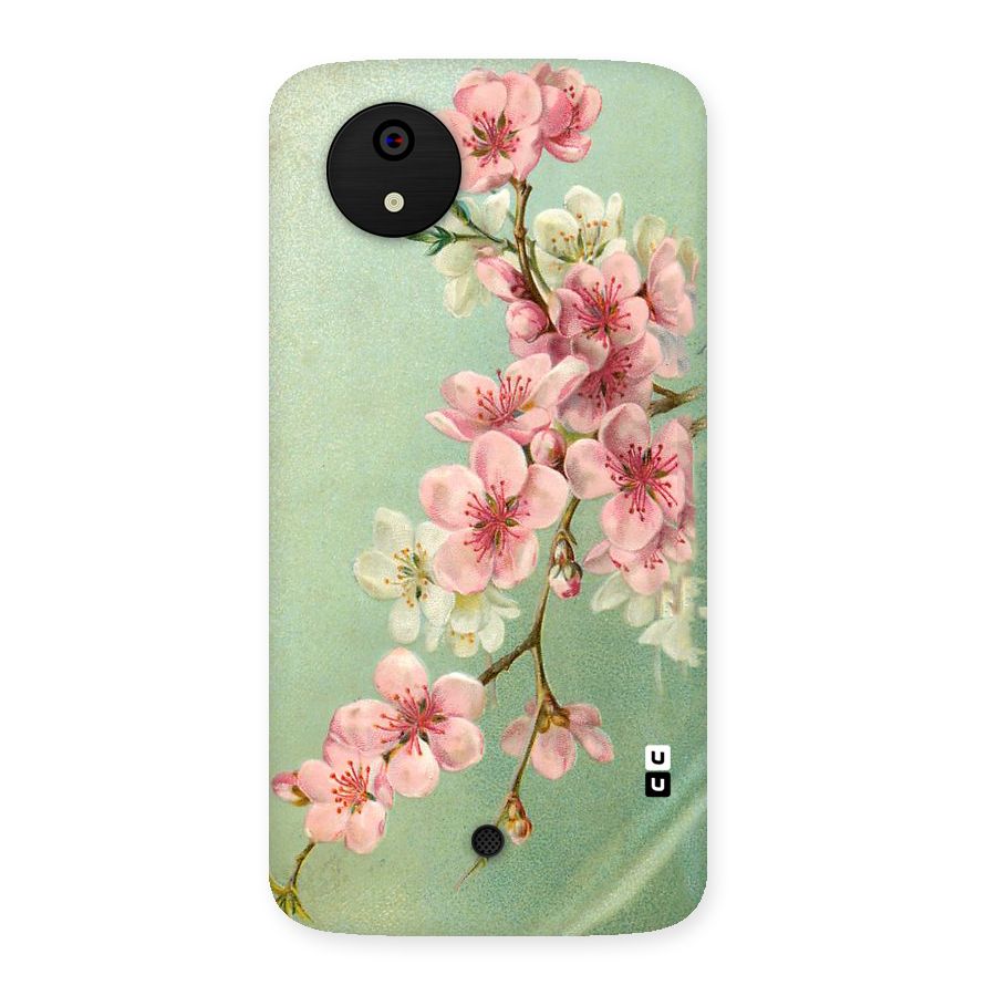 Blossom Cherry Design Back Case for Micromax Canvas A1