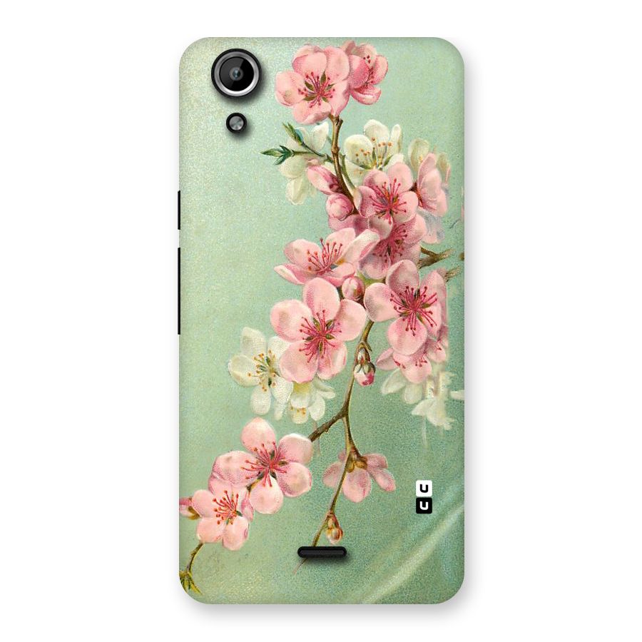 Blossom Cherry Design Back Case for Micromax Canvas Selfie Lens Q345