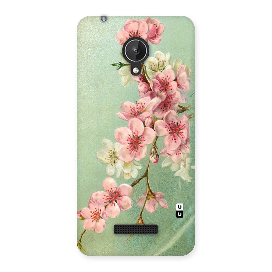 Blossom Cherry Design Back Case for Micromax Canvas Spark Q380