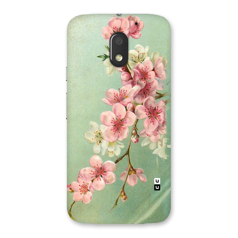 Blossom Cherry Design Back Case for Moto E3 Power
