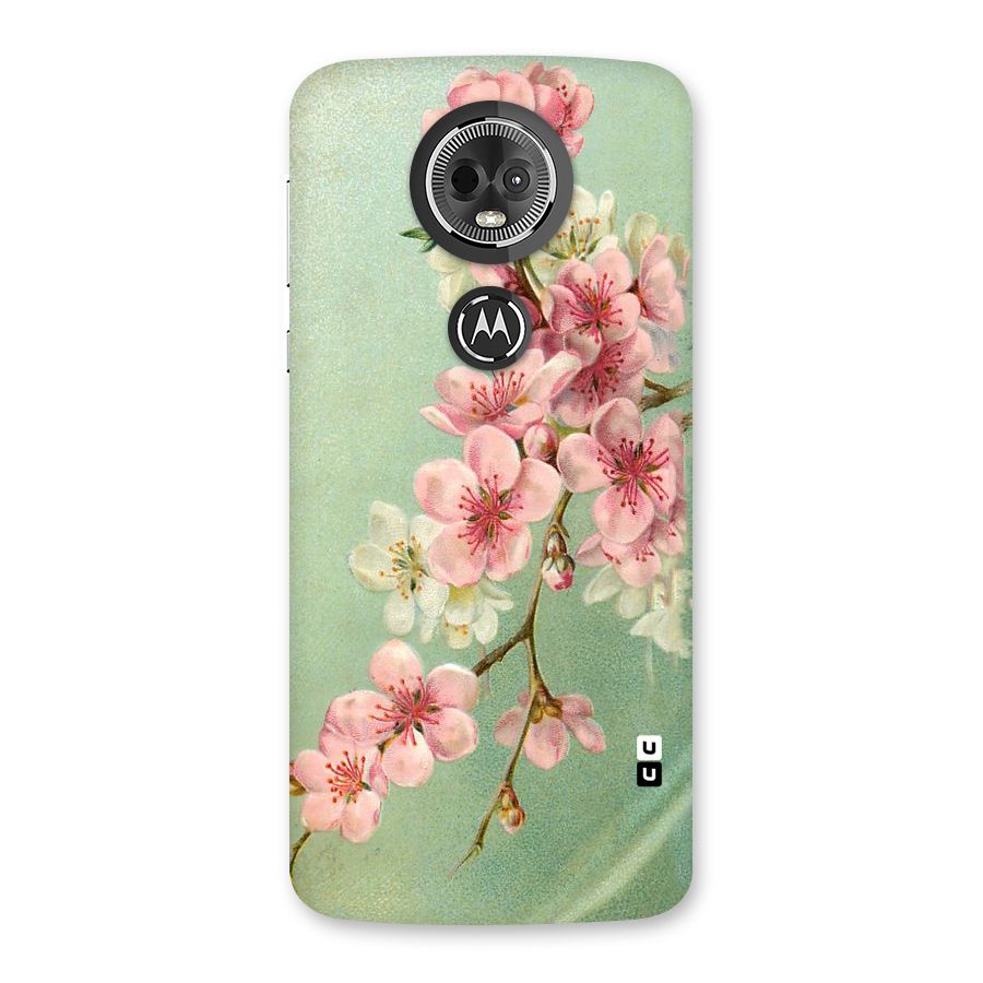 Blossom Cherry Design Back Case for Moto E5 Plus