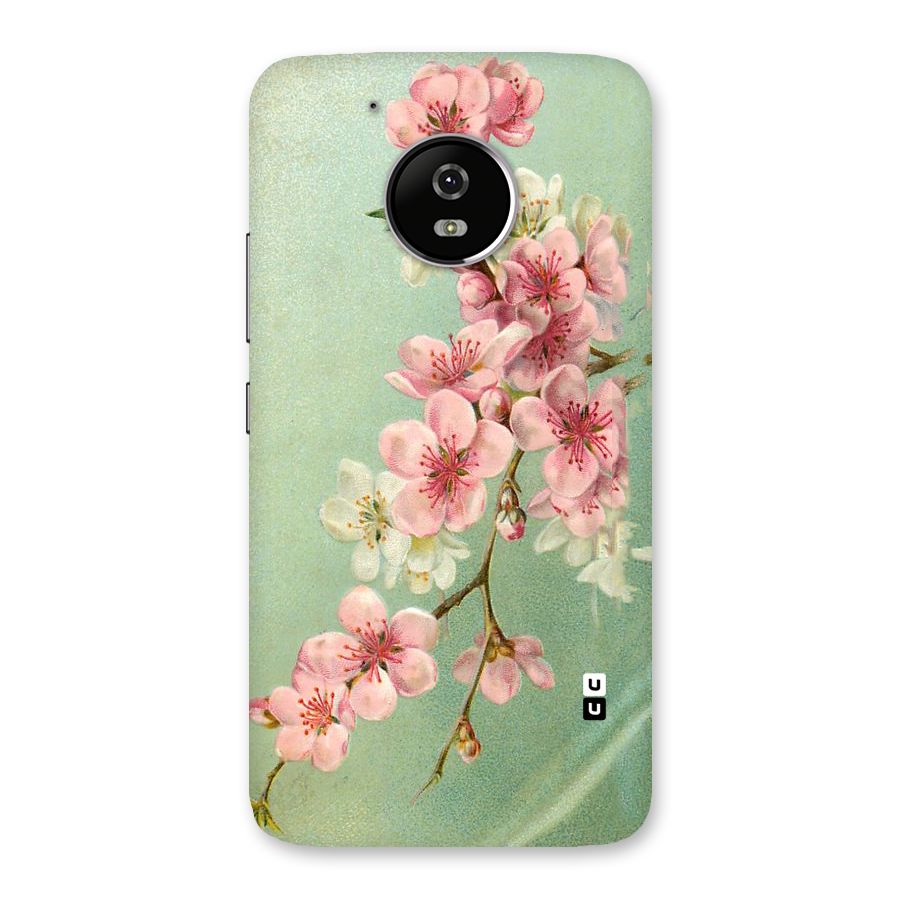 Blossom Cherry Design Back Case for Moto G5