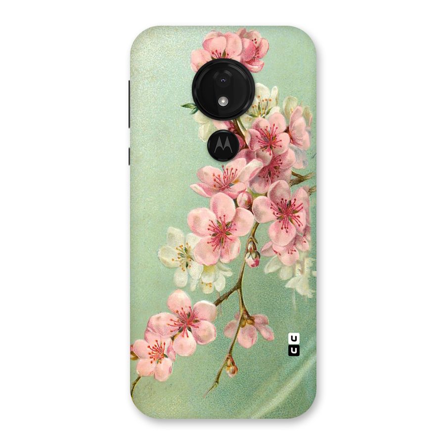 Blossom Cherry Design Back Case for Moto G7 Power
