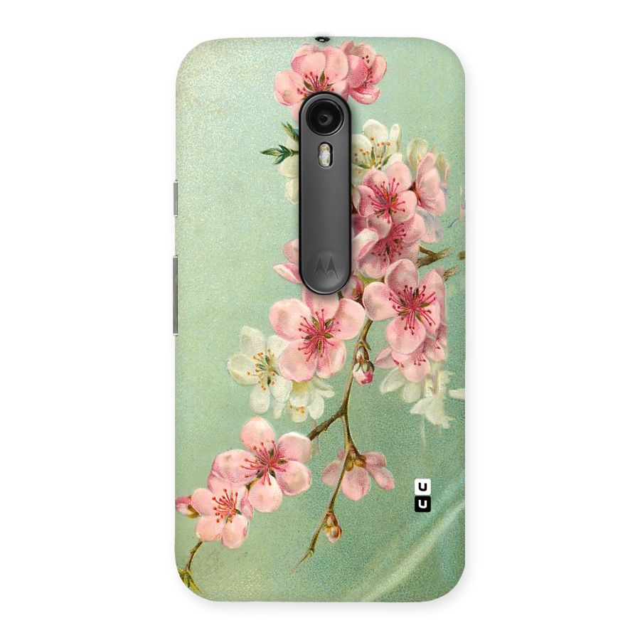Blossom Cherry Design Back Case for Moto G Turbo