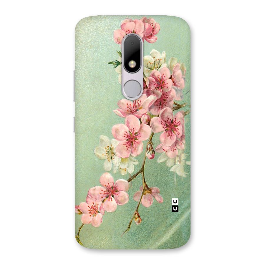 Blossom Cherry Design Back Case for Moto M