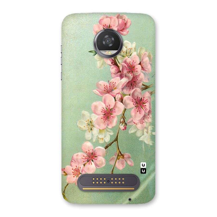 Blossom Cherry Design Back Case for Moto Z2 Play