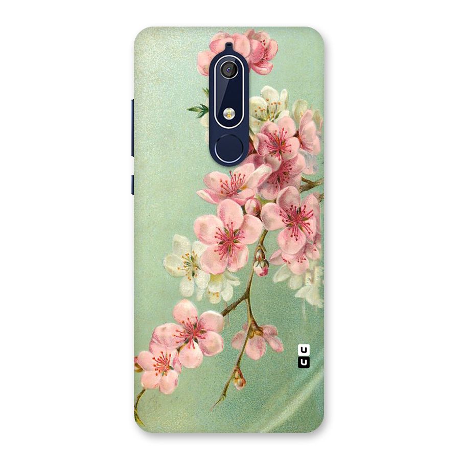 Blossom Cherry Design Back Case for Nokia 5.1