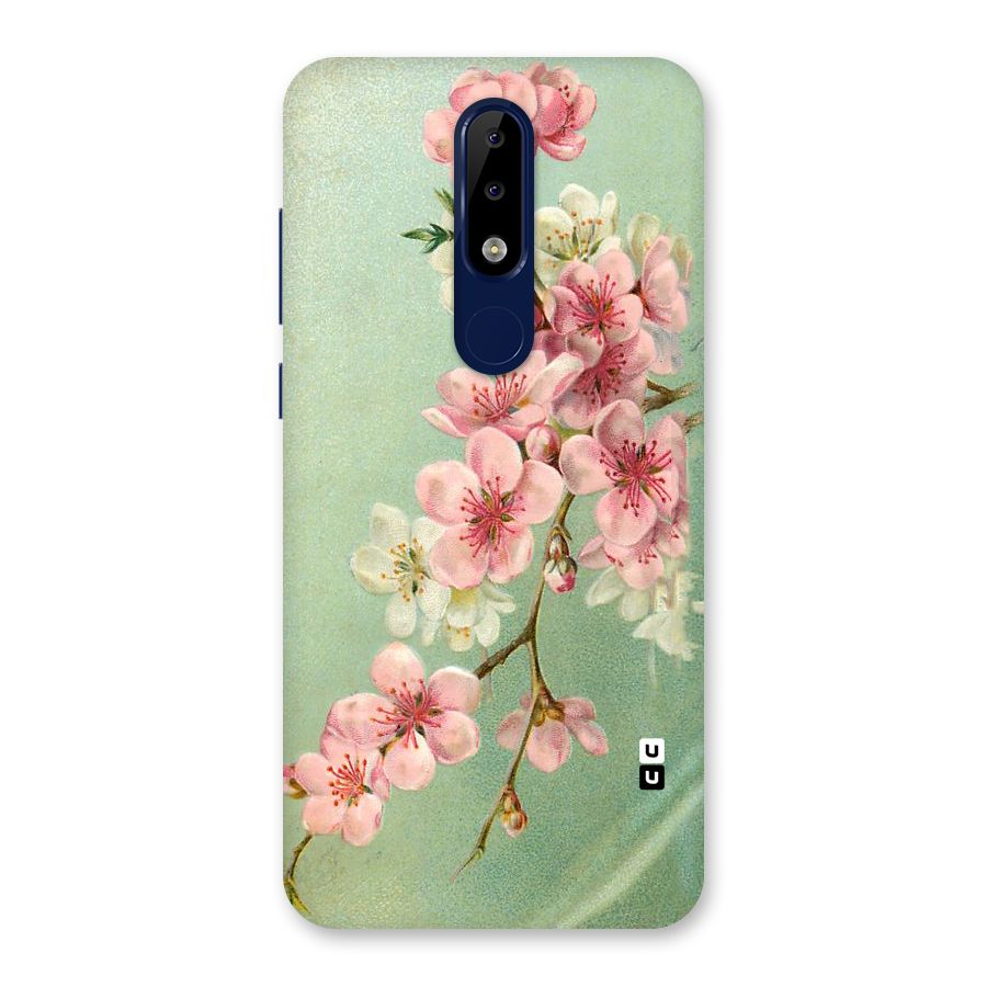 Blossom Cherry Design Back Case for Nokia 5.1 Plus
