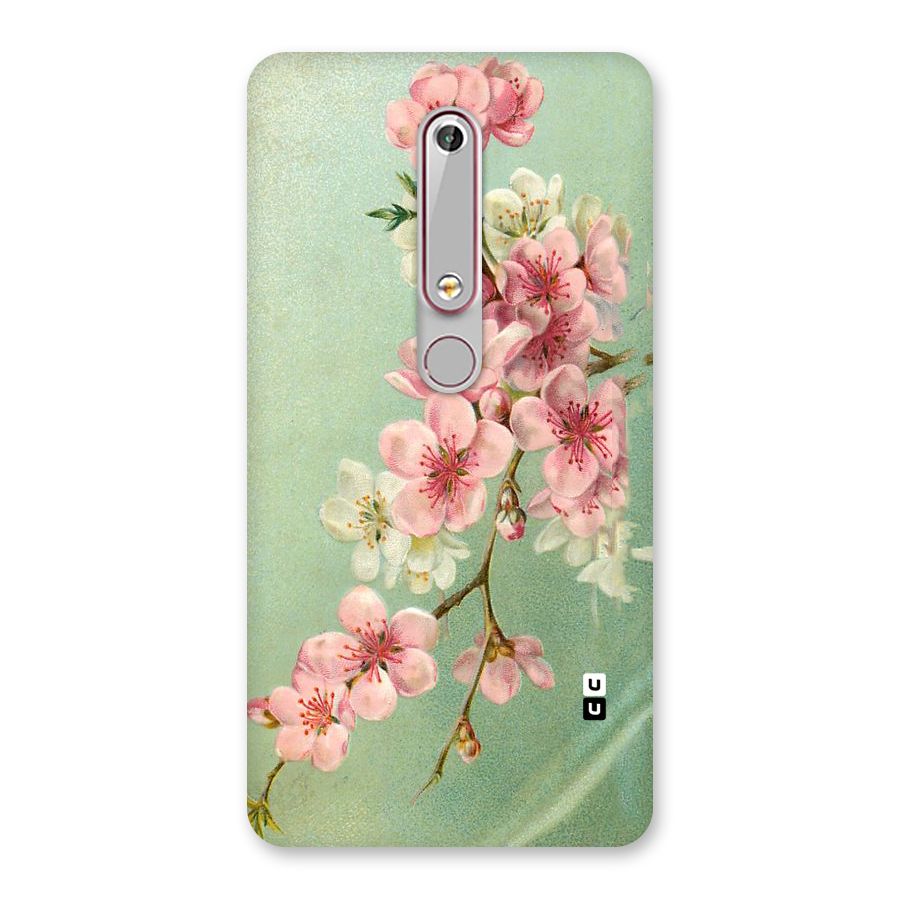 Blossom Cherry Design Back Case for Nokia 6.1