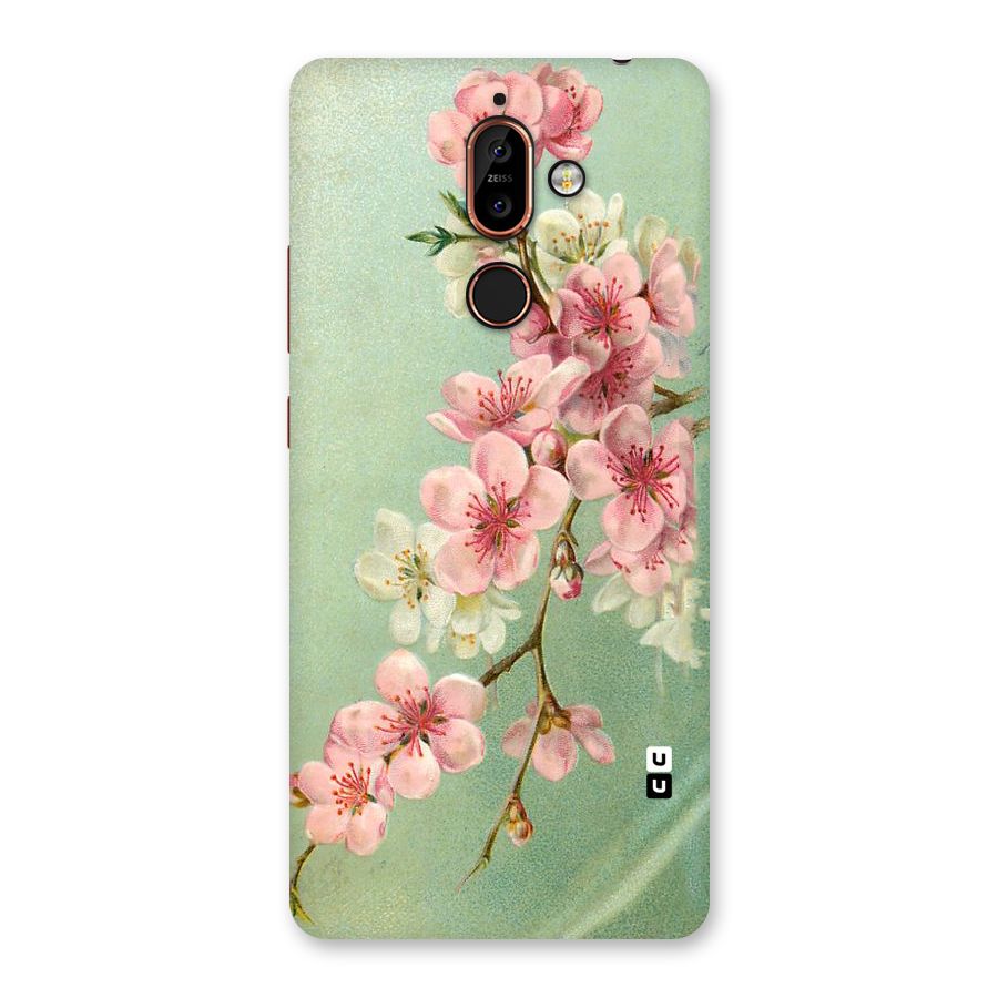 Blossom Cherry Design Back Case for Nokia 7 Plus
