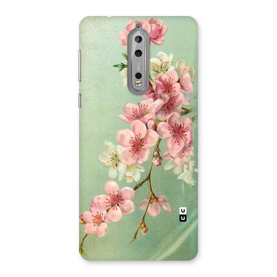 Blossom Cherry Design Back Case for Nokia 8