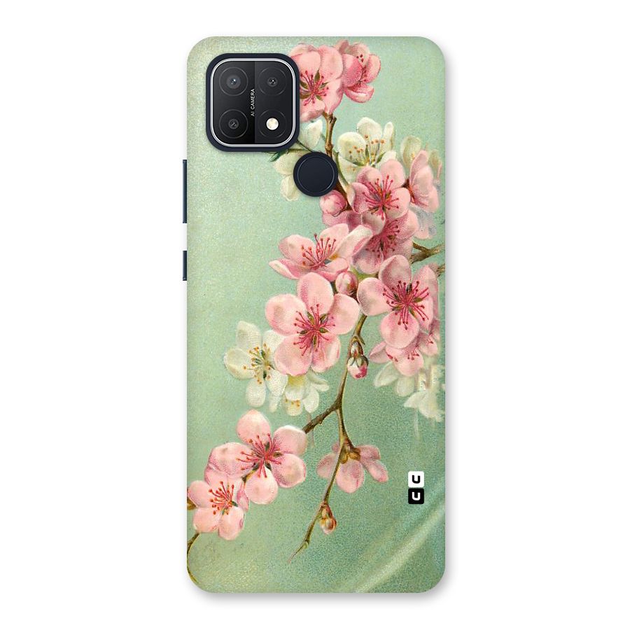Blossom Cherry Design Back Case for Oppo A15