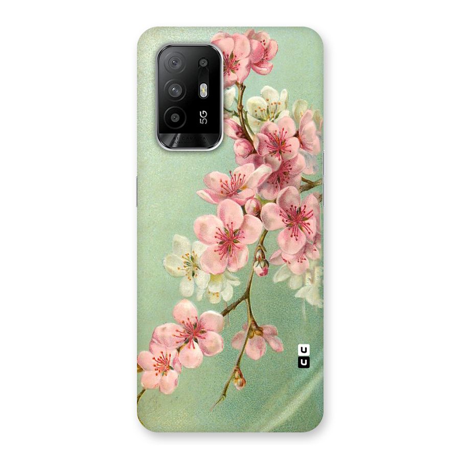 Blossom Cherry Design Back Case for Oppo F19 Pro Plus 5G