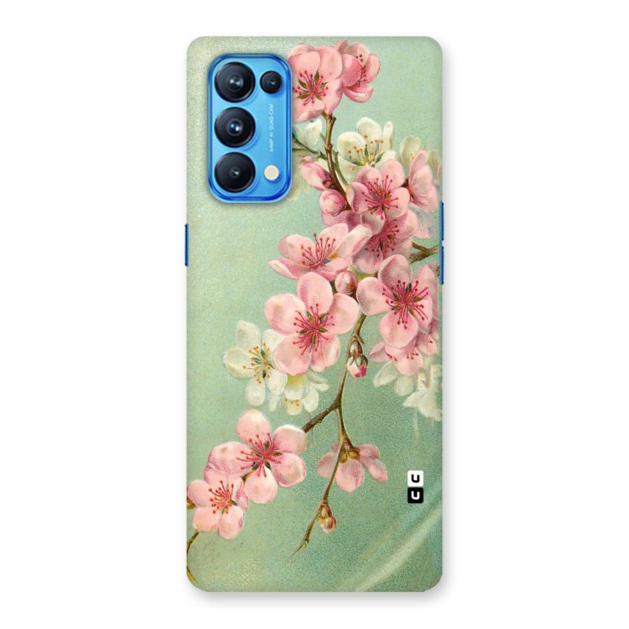 Blossom Cherry Design Back Case for Oppo Reno5 Pro 5G