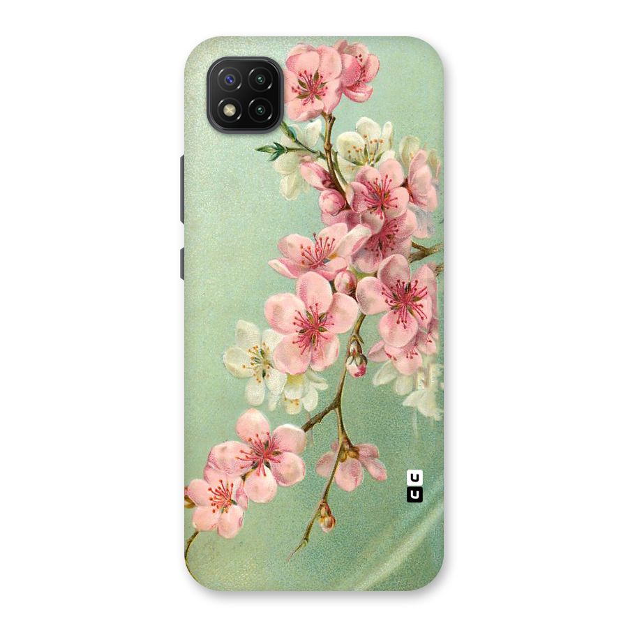 Blossom Cherry Design Back Case for Poco C3