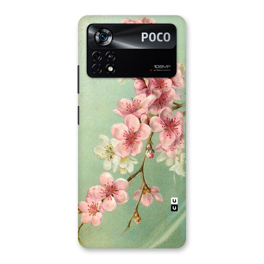 Blossom Cherry Design Back Case for Poco X4 Pro 5G