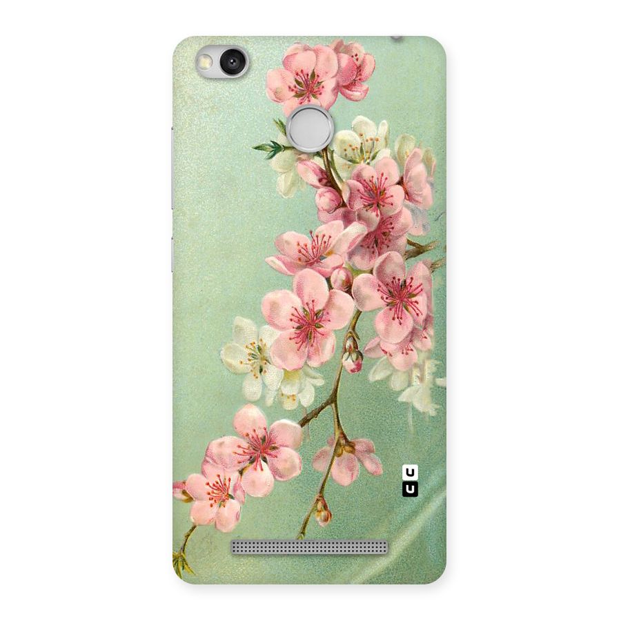 Blossom Cherry Design Back Case for Redmi 3S Prime