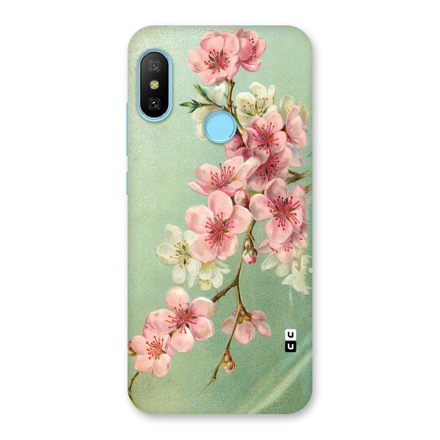 Blossom Cherry Design Back Case for Redmi 6 Pro