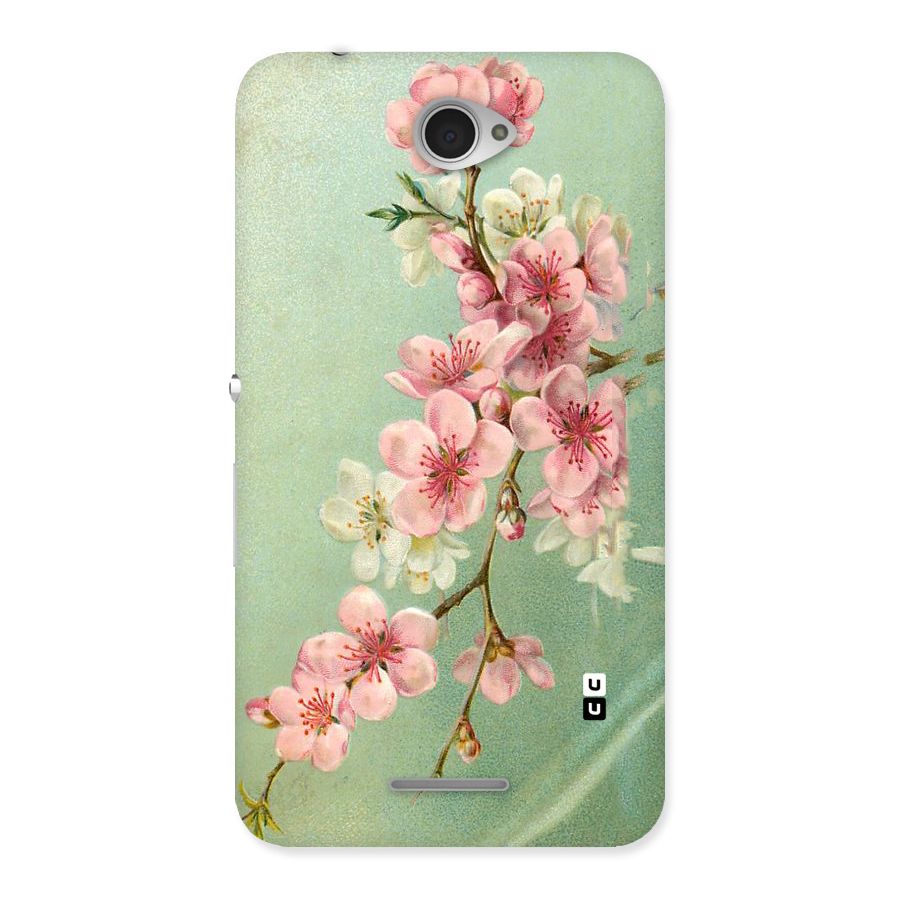 Blossom Cherry Design Back Case for Sony Xperia E4