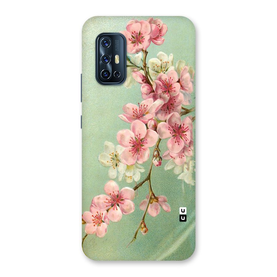 Blossom Cherry Design Back Case for Vivo V17