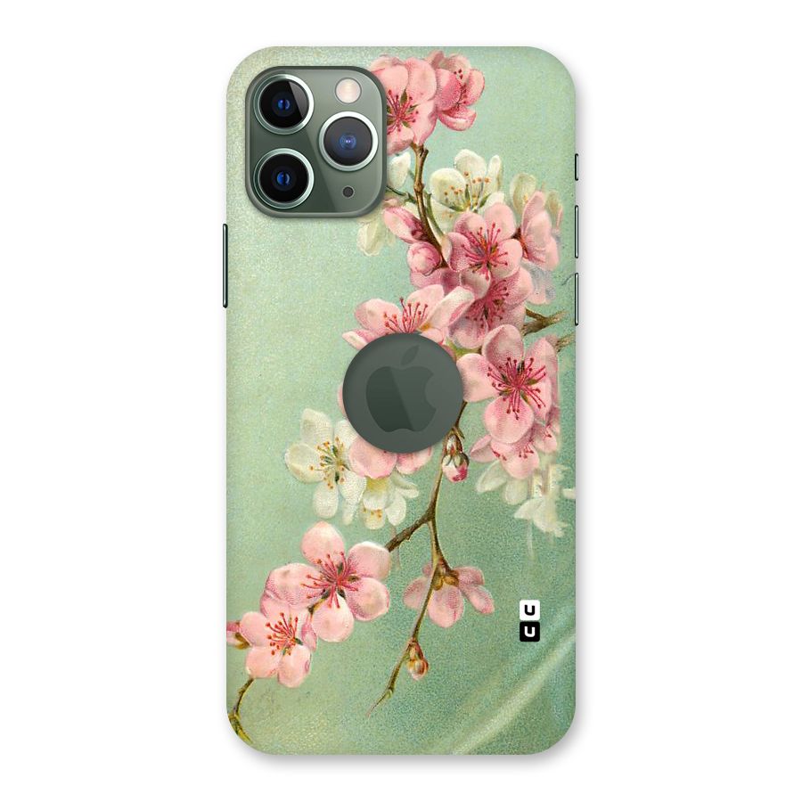 Blossom Cherry Design Back Case for iPhone 11 Pro Logo  Cut