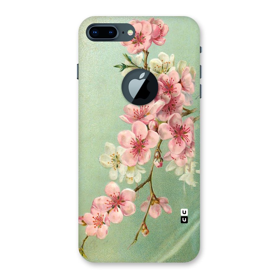 Blossom Cherry Design Back Case for iPhone 7 Plus Logo Cut