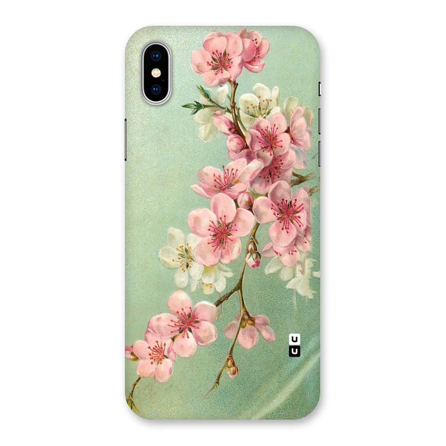 Blossom Cherry Design Back Case for iPhone XS