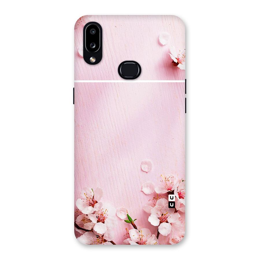 Blossom Frame Pink Back Case for Galaxy A10s