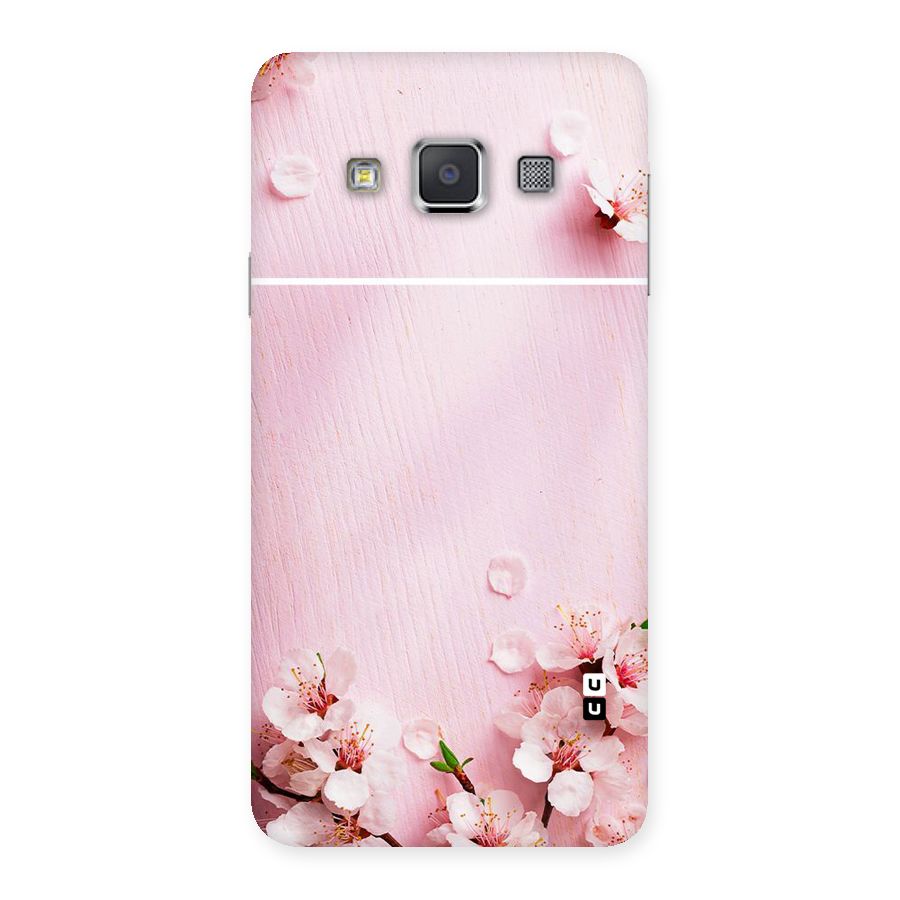 Blossom Frame Pink Back Case for Galaxy A3
