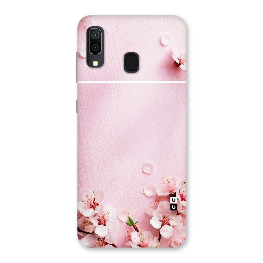 Blossom Frame Pink Back Case for Galaxy A30
