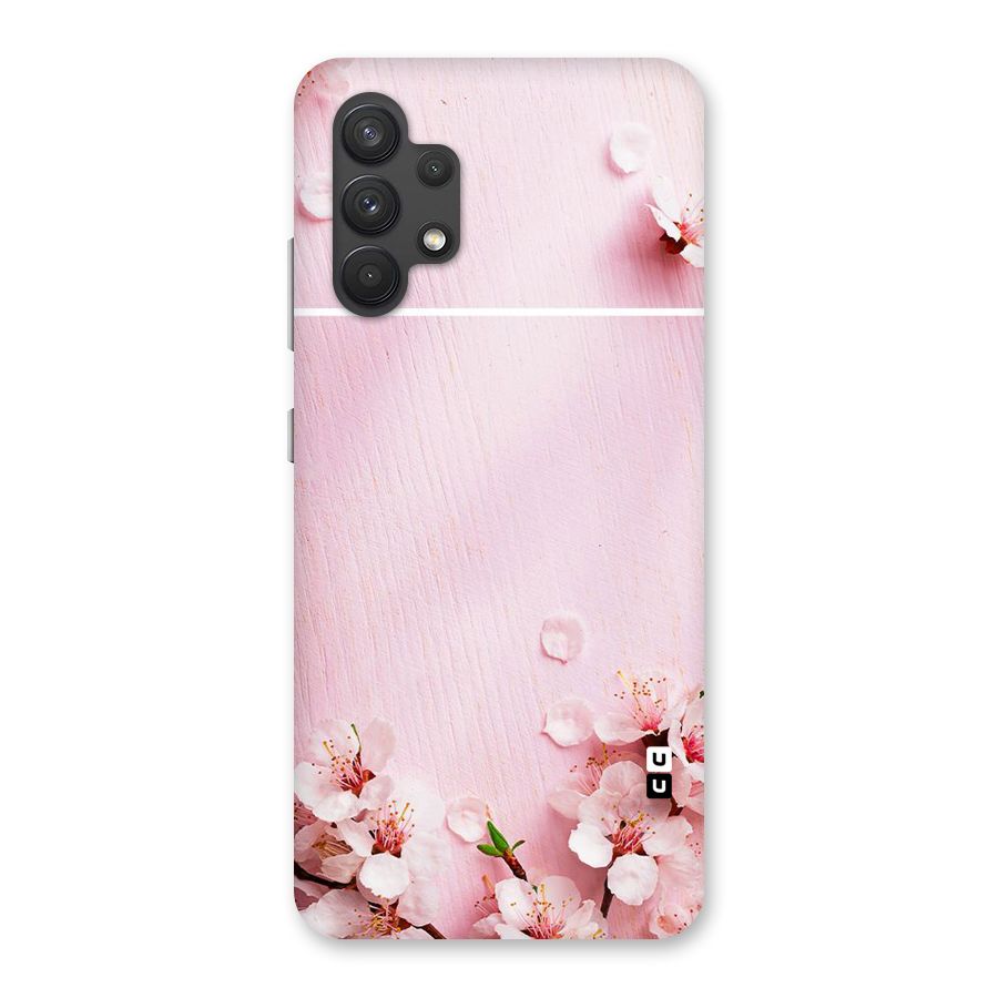 Blossom Frame Pink Back Case for Galaxy A32