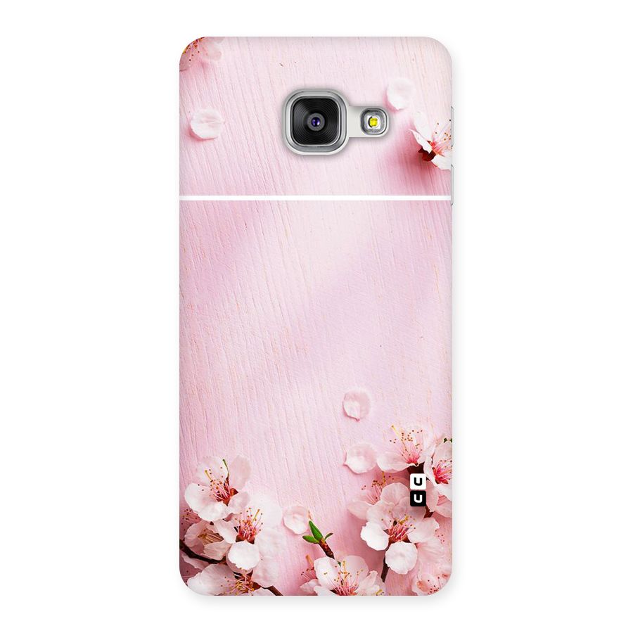 Blossom Frame Pink Back Case for Galaxy A3 2016