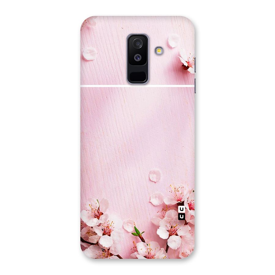 Blossom Frame Pink Back Case for Galaxy A6 Plus