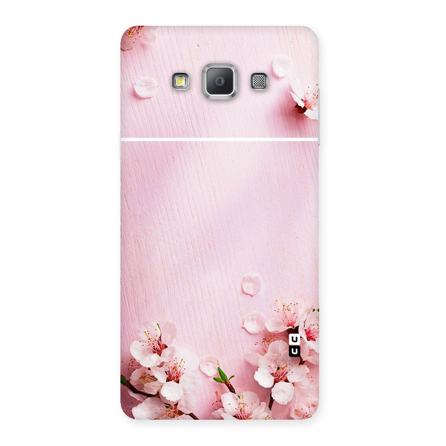 Blossom Frame Pink Back Case for Galaxy A7