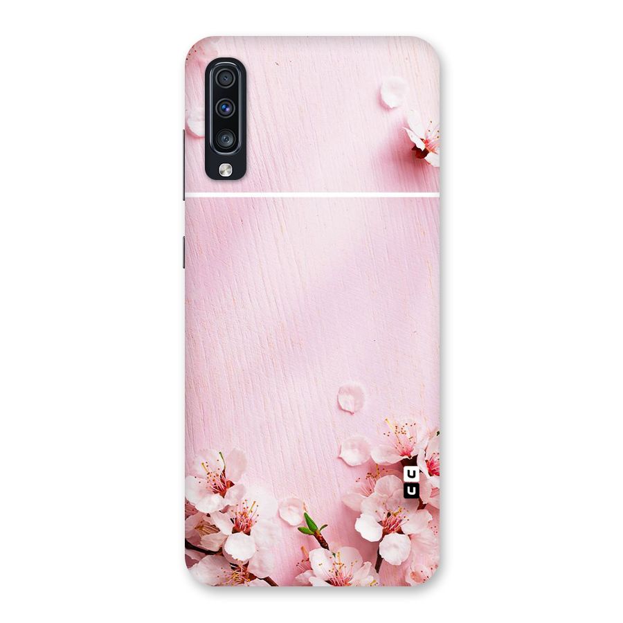 Blossom Frame Pink Back Case for Galaxy A70s