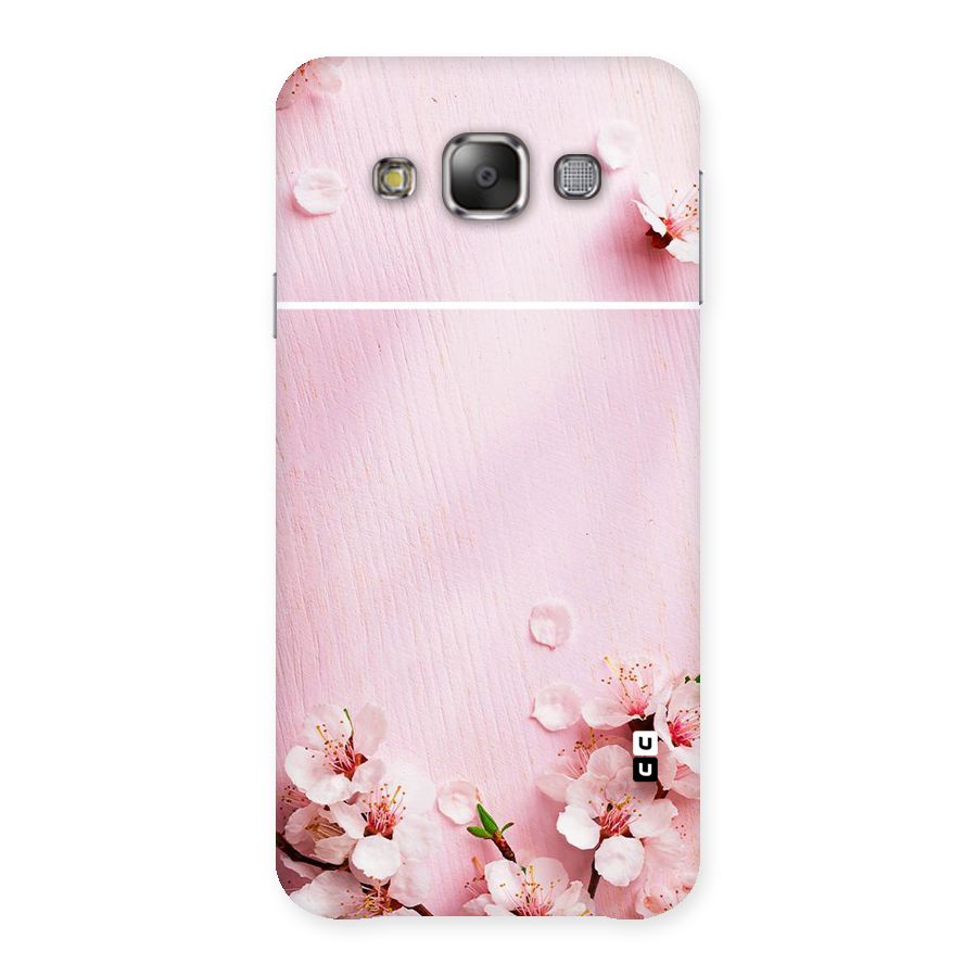 Blossom Frame Pink Back Case for Galaxy E7